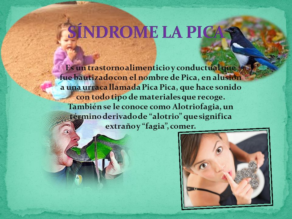 Pica tipos de trastornos alimenticios